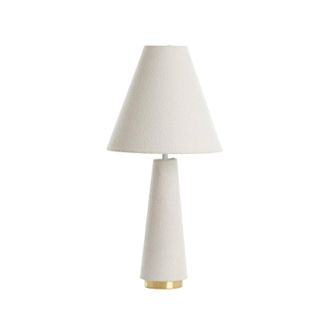 Light & Living L&aacute;mpara De Mesa - Devia - Beige - Textil - - Light&living