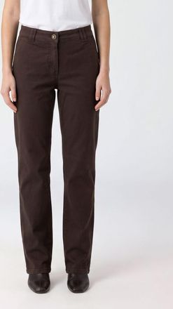 Liu Jo Jeans straight in denim di cotone a vita media con cinque tasche