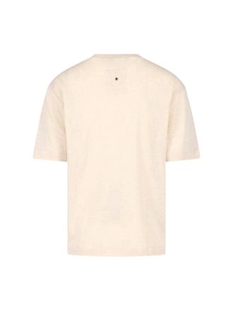 White Sand Mens T-Shirts And Polos Beige Linen