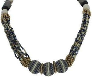 Olivia Welles Sloane 14K Gold Plated Beaded Multi Strand Necklace at Nordstrom Rack