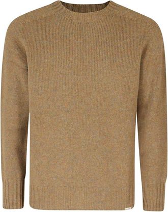 Roy Rogers Girocollo Morbido - - Knitwear - Uomo - Marrone - M
