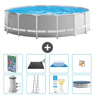 Intex Piscina Prism Frame Redonda - 457x122 Cm - 9-piezas S559