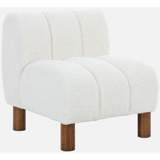 Sweeek Sweeek - Silla Infantil De Madera De Hevea Y Borreguito, Angel Kids, Blanco, 47x56.5x52.5 Cm