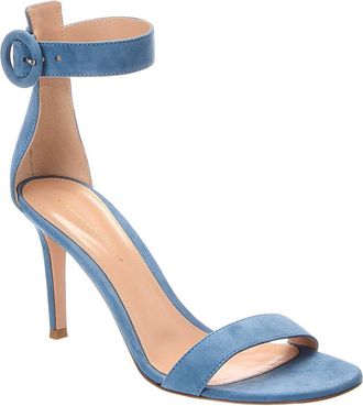 Gianvito Rossi 85 Suede Sandal