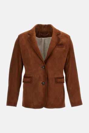 Golden Goose Giacca Journey In Robyn Suede Cerata