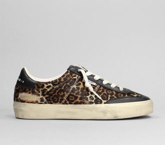 Golden Goose Soul Star Sneakers In Animalier Pony Skin