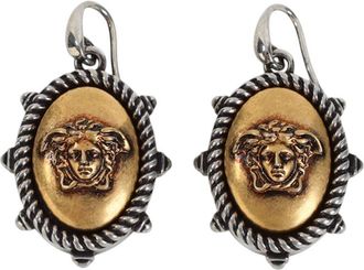 Versace Golden Medusa Drop Earrings