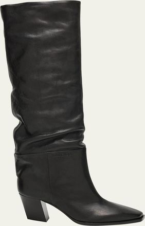 Jimmy Choo London Hart 60 Leather Knee-High Boots