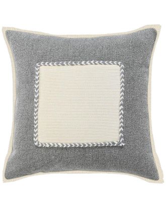 LR Home Lr Home Sabien Neutral Framed Throw Pillow