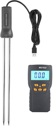 OEM Sonda Medidora De Humedad De Grano Extralarga Herramienta Digital De Medici&oacute;n De Humedad Probador Inteligente Probador De Humedad De Grano Utensilio S
