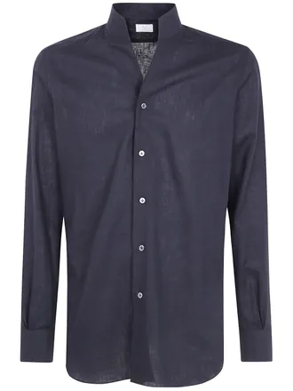 Mazzarelli Camicia Maniche Lunghe 49W 13 Black
