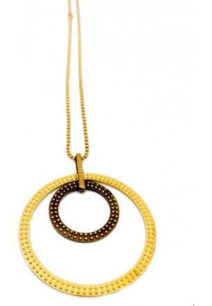 Panarea Womens PS13RU2 Ladies Necklace - Gold Sterling Silver - One Size