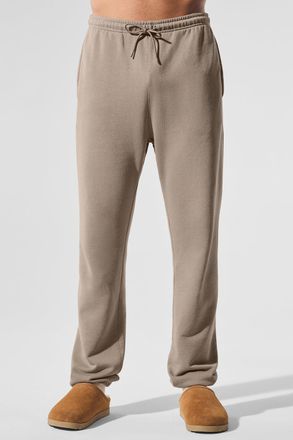Alo | Chill Vintage Wash Sweatpant in Gravel Wash Beige, Size: Medium