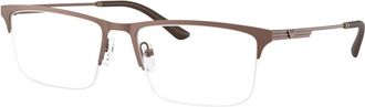 Emporio Armani Optical Frame - unisex - Brillen - Grijs - 55 MM - Accessoires