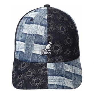 Kangol Caps, female, Multicolor, Size: ONE SIZE Denim Mashup Baseball