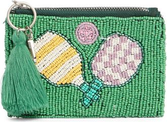 Collection XIIX Pickle Ball Beaded Coin Pouch in Green at Nordstrom Rack