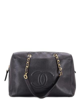 Chanel Timeless Zip Tote Caviar Medium shoulder bag - Zwart