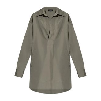 Dsquared2 Short Dresses, female, Gray, Size: 2XS V-neck Dress