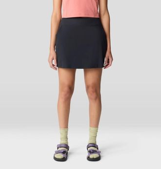 Mountain Hardwear Dynama Skort Womens Black UPF 50+ Elastic Waistband GBO3579