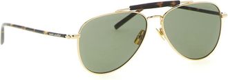 Saint Laurent Accessoires, Heren, Geel, ONE Size, Nylon, SL 864 Zonnebril
