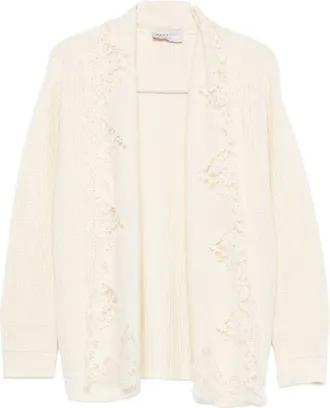 Ermanno Scervino katoenen vest met kanten rand