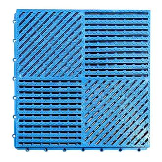 OEM Alfombrilla De Drenaje Para Piscinas, Impermeable Y Antideslizante, De Goma, Apta Para Piscinas, Duchas, Garajes Y Zonas Para Mascotas, Color Azul Cla