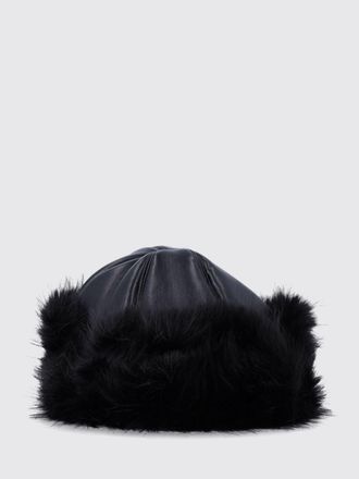 Stand Studio Bicolour Faux-Fur Beanie with Cuff