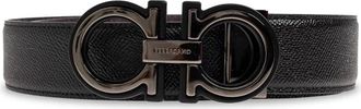 Ferragamo Double Adjustable Gancini Riem - Heren - Riemen - Bruin - 105 CM - Leer - Accessoires