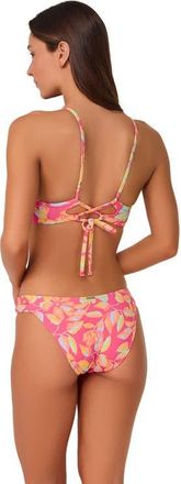 Sunsets Dora Double Tab Bikini Swim Bottoms in Magic Hour Crepe at Nordstrom, Size X-Small
