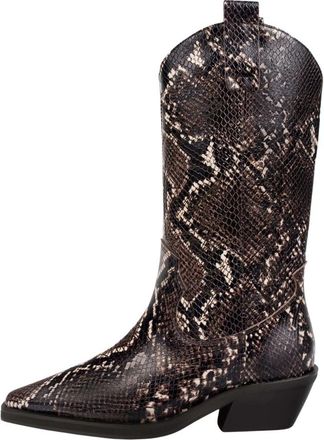 L37 Stijlvolle Holly Leaves Accessoires - Dames - Cowboylaarzen - Bruin - 39 EU - Schoenen
