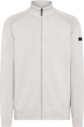 Roberto Ricci Design Gebreide Cardigan - Heren - Vesten - Wit - S - Katoen - Truien & Vesten