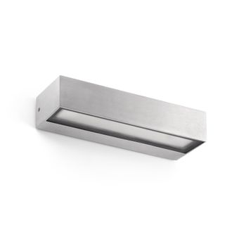 Netlighting Toluca LED Outdoor Wall Light Aluminium IP65 in Grey