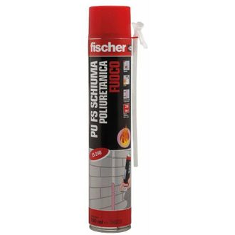 Fischer Schiuma poliuretanica antifuoco FS manuale 750 ml -6 Pezzi