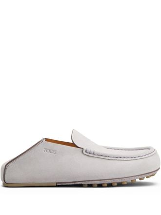 Tod's Su&egrave;de loafers - Paars