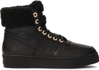 Kazar Veterschoenen gevoerd met nepbont - Dames - Winterlaarzen - Zwart - 37 EU - Nepbont - Schoenen