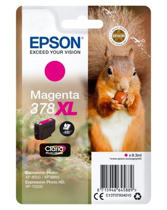 Epson Squirrel 378xl Cartucho De Tinta 1 Pieza(s) Original Alto Rendimiento (xl)