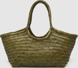 Dragon Diffusion Sac Nantucket Basket Big Cuir Kaki