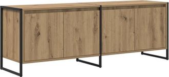 vidaXL TV Cabinet Artisian Oak 140 x 36 x 49.5 cm Engineered Wood vidaXL
