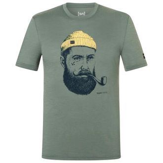 super.natural Sailor Tee Merinoshirt f&uuml;r Herren | oliv