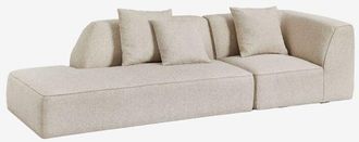 Sklum Sof&aacute; Modular Esquinero De 2 Piezas Con Div&aacute;n Izquierdo Tapizado Cardea Sklum