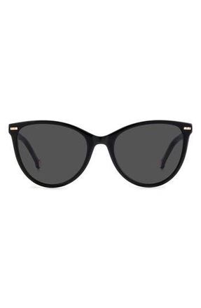 Carolina Herrera 57mm Cat Eye Sunglasses in 0Kdx-Ir at Nordstrom Rack