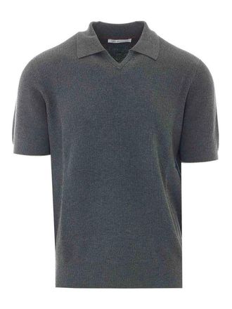 Brunello Cucinelli grey polo