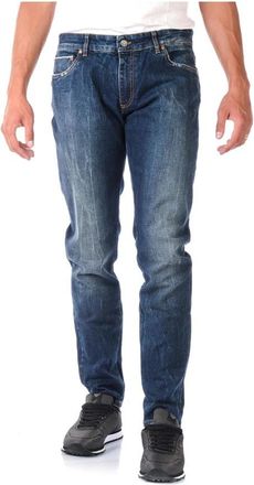 Daniele Alessandrini Denim Stijl Pj 4610Rl 7123735 - Heren - Slim Fit Jeans - Blauw - W33 - Denim - Jeans