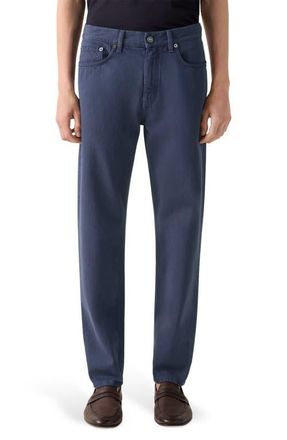 Ermenegildo Zegna Slim Fit Jeans in Dark Indigo Blue at Nordstrom, Size 32