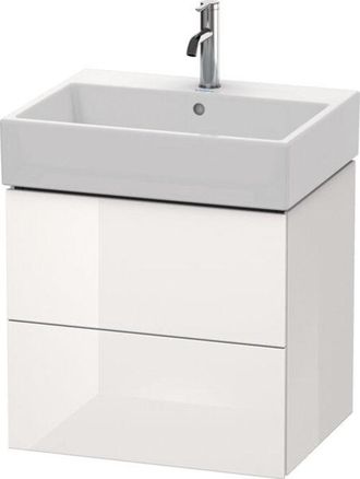 Duravit Duravit - Mueble Bajo Encimera L-cube, De Pared, 2 Cajones, 58,4 X