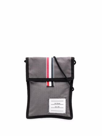 Thom Browne Crossbodytas met RWB-streep - Grijs