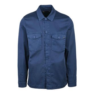 40weft Casual Shirts, male, Blue, Size: M Casual Shirt