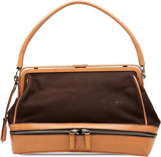 Prada Pre-owned Prada Canvas Canapa Cerniera Frame Doctor Bag SE5YP63IIE6AOHY4