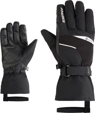Ziener Skihandschuhe ZIENER GALERIUS-Z GTX glove man, Herren, Gr. 10.5, schwarz.wei&szlig;, Obermaterial: 100% Polyester; Innenseite: 100% Polyester; Futter: 100% 