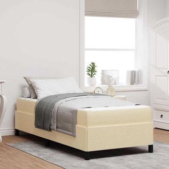 vidaXL Letto A Molle Tortora, Nero 90 X 190 Cm - Vidaxl